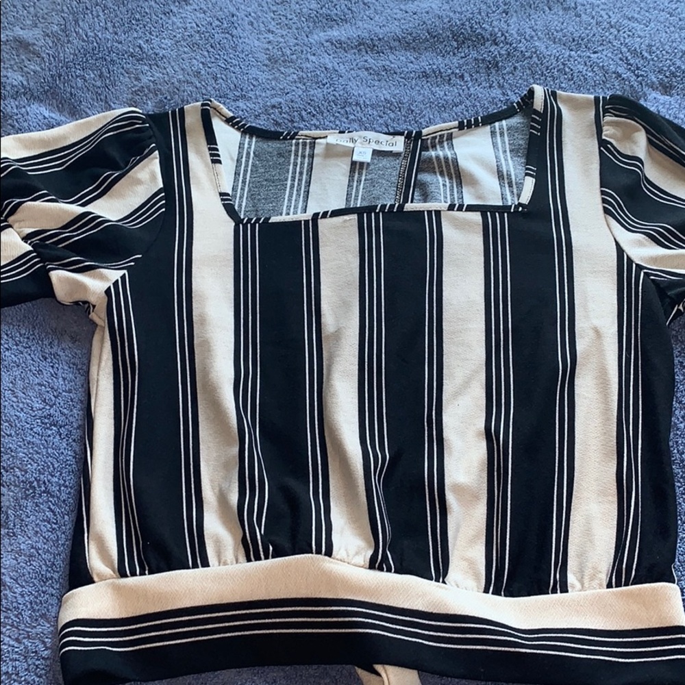Stripped crop top